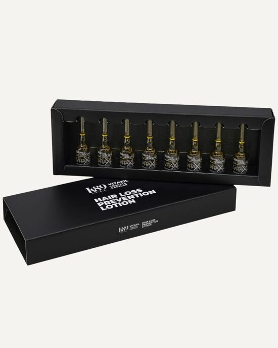 K89 Vitaxil Hair Loss Prevention ampulas pret matu izkrišanu